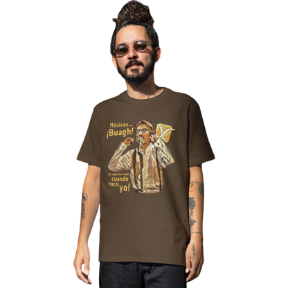 Polera Unisex CHARLY GARCIA - Aprendan Giles / Viña del mar 2003 (100% algodón)