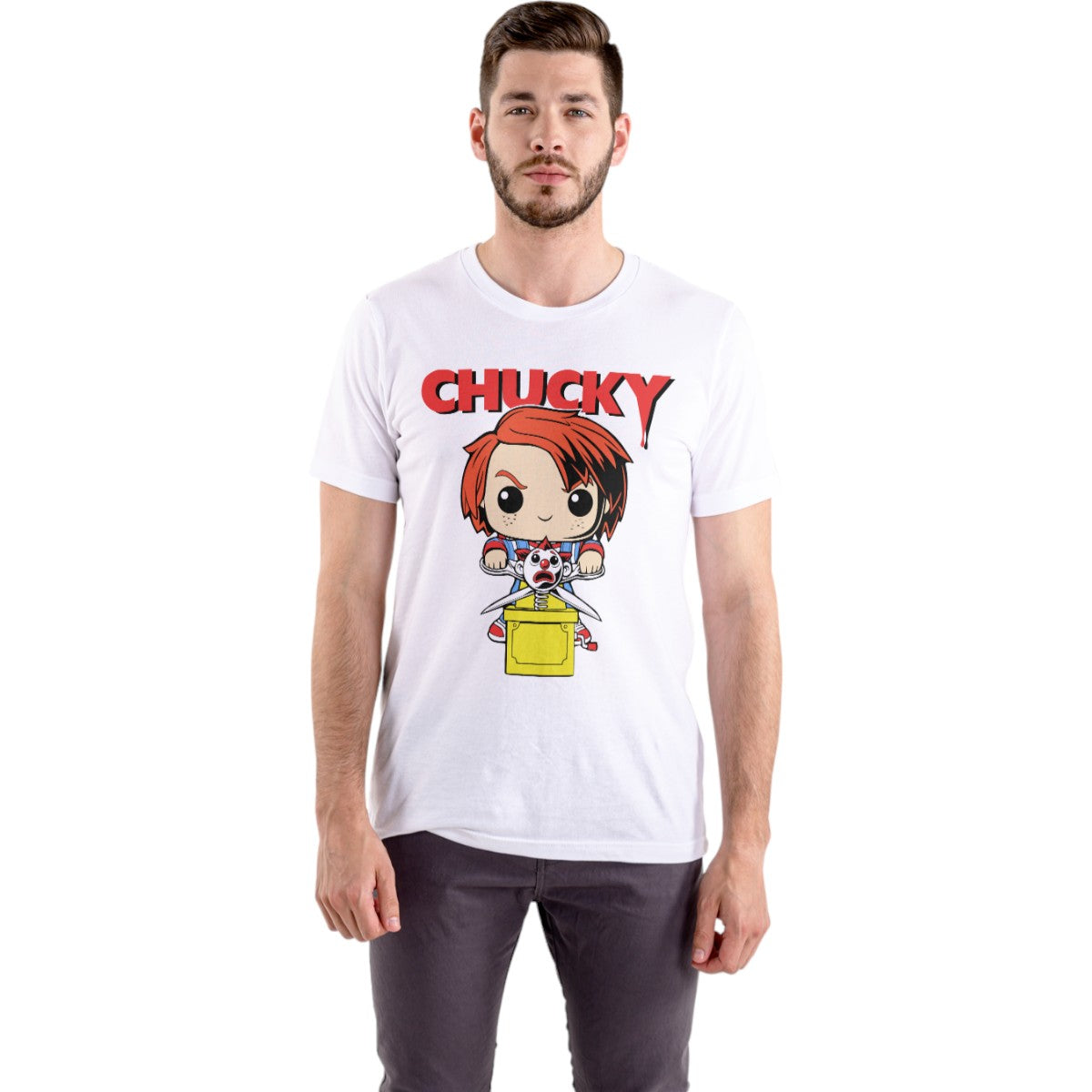 Polera Chucky / El muñeco Diabólico (100% Algodón)