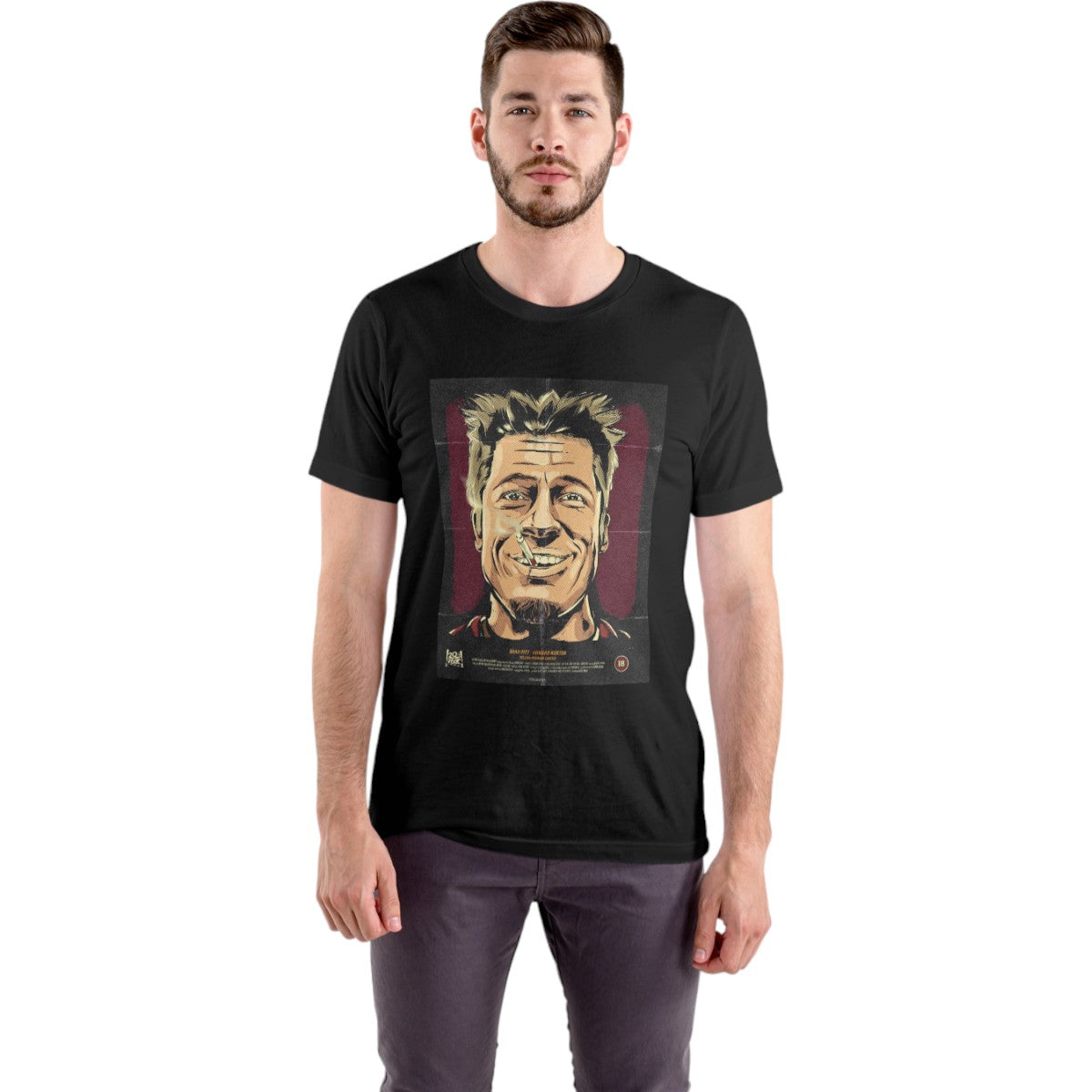 Polera UNISEX Club de la pelea / Fight Club Brad Pitt 100% Algodón
