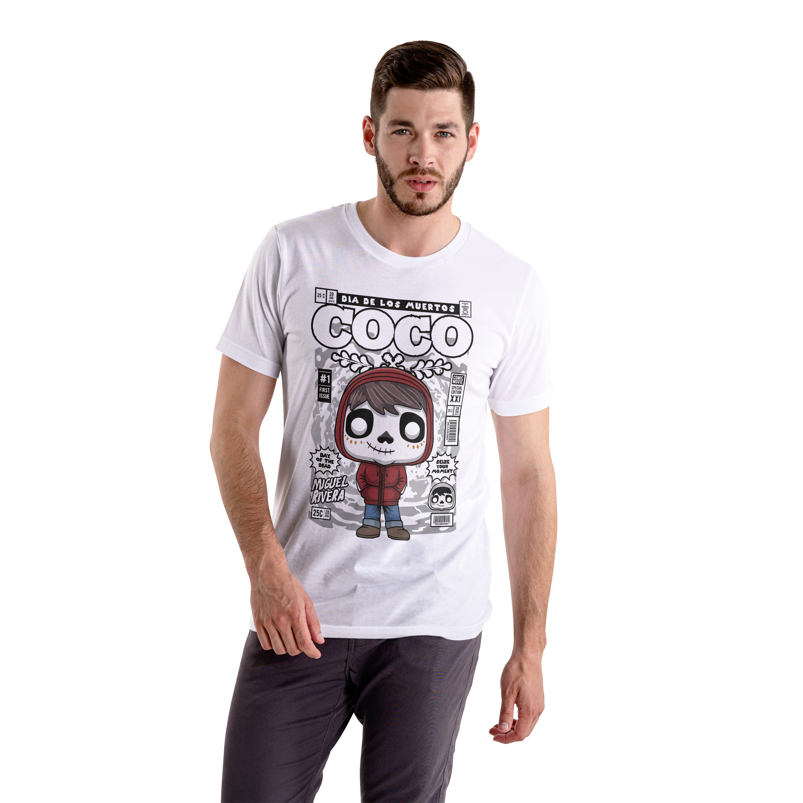 Polera Miguel Rivera - Coco (100% algodón)
