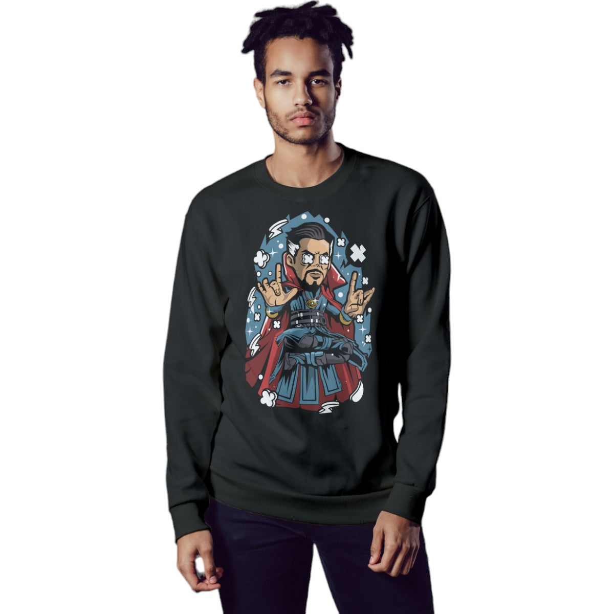 Poleron Doctor Strange / Marvel (100% Algodón)