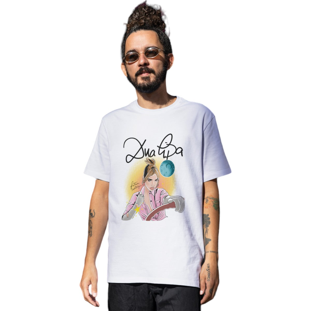 Polera UNISEX Dua Lipa / Future Nostalgia 100% Algodón