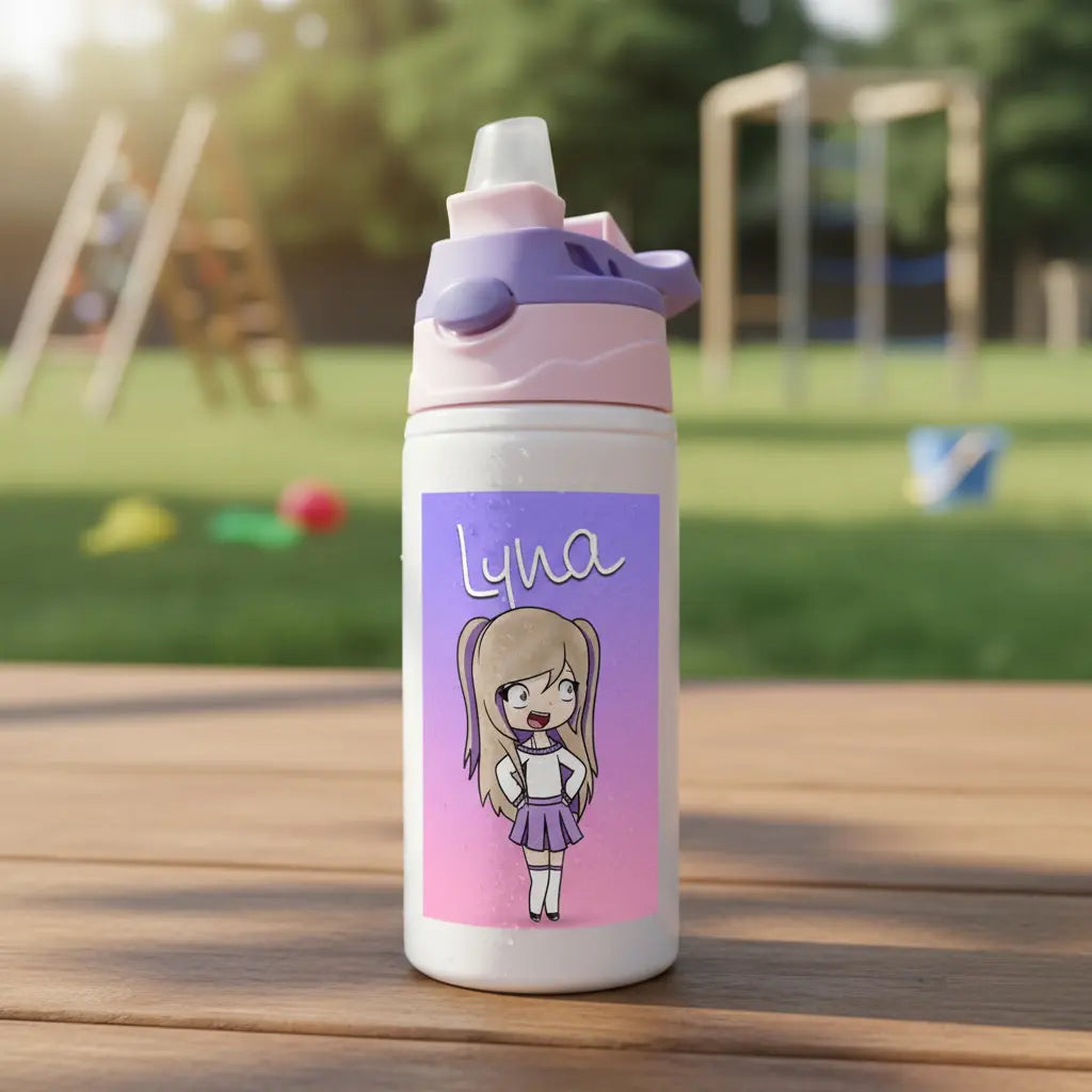 Botella Escolar Lyna Vallejos, Youtuber Roblox 500 ml