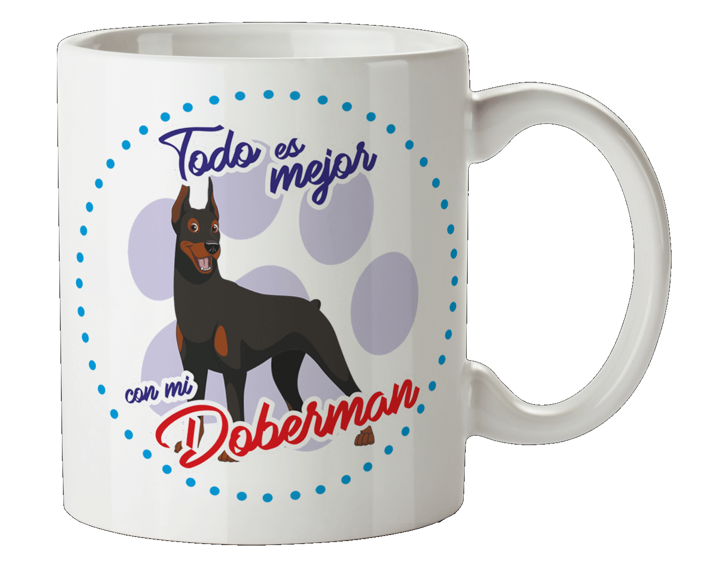 Taza Personalizada con Nombre de Mascota, GATOS Y PERROS