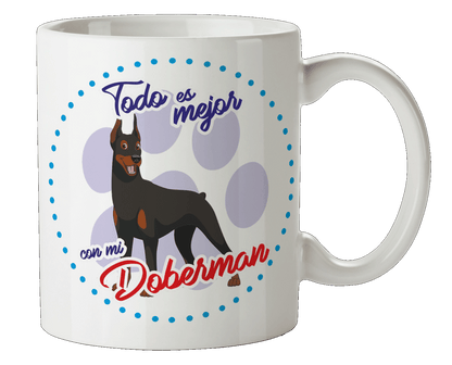 Taza Personalizada con Nombre de Mascota, GATOS Y PERROS
