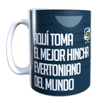 Taza Personalizado con Apellido y Numero, Diseño EVERTON