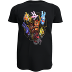Polera Fnaf / Five Nights at Freddy´s - Personajes (100% algodón)