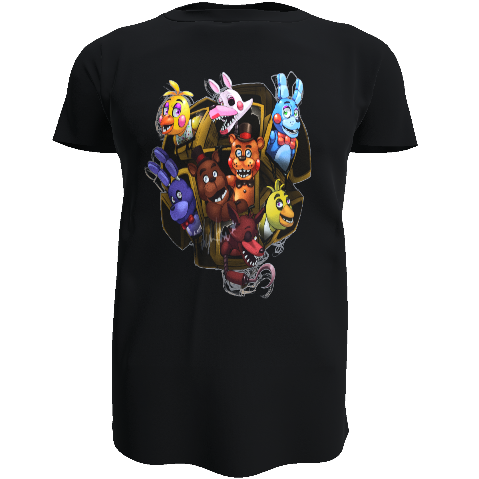 Polera Fnaf / Five Nights at Freddy´s - Personajes (100% algodón)