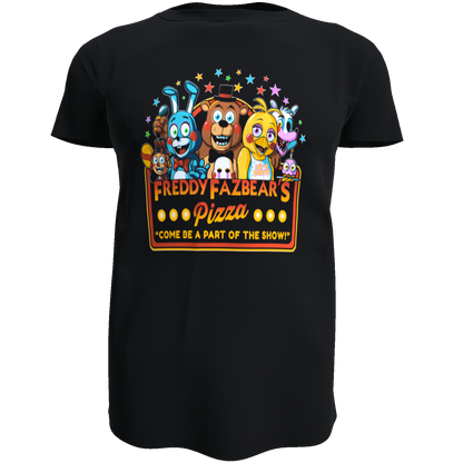 Polera Fnaf / Five Nights at Freddy´s - Freddy Fazbear´s Pizza (100% algodón)