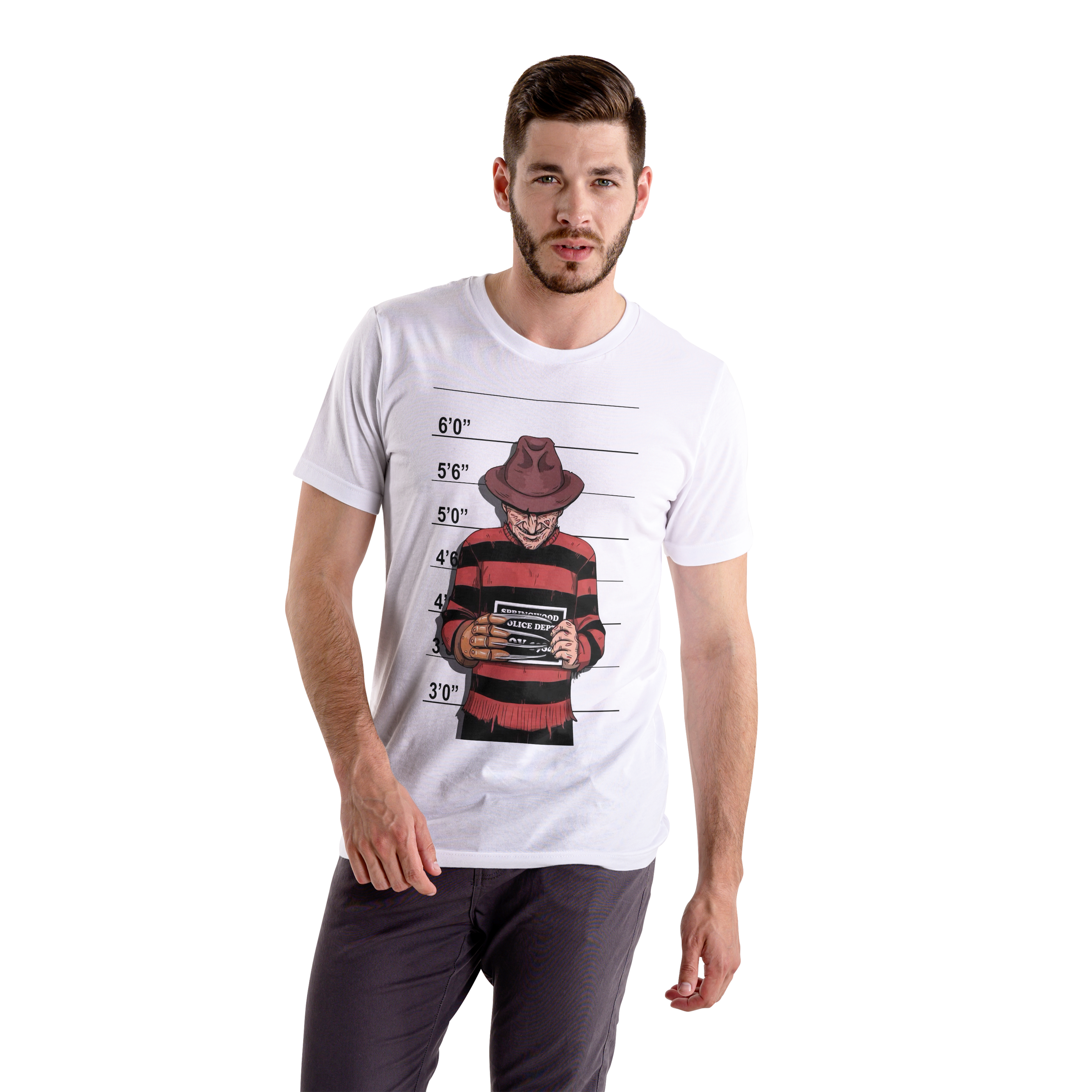 Polera UNISEX Freddy Krueger / A Nightmare on Elm Street TERROR 100% Algodón