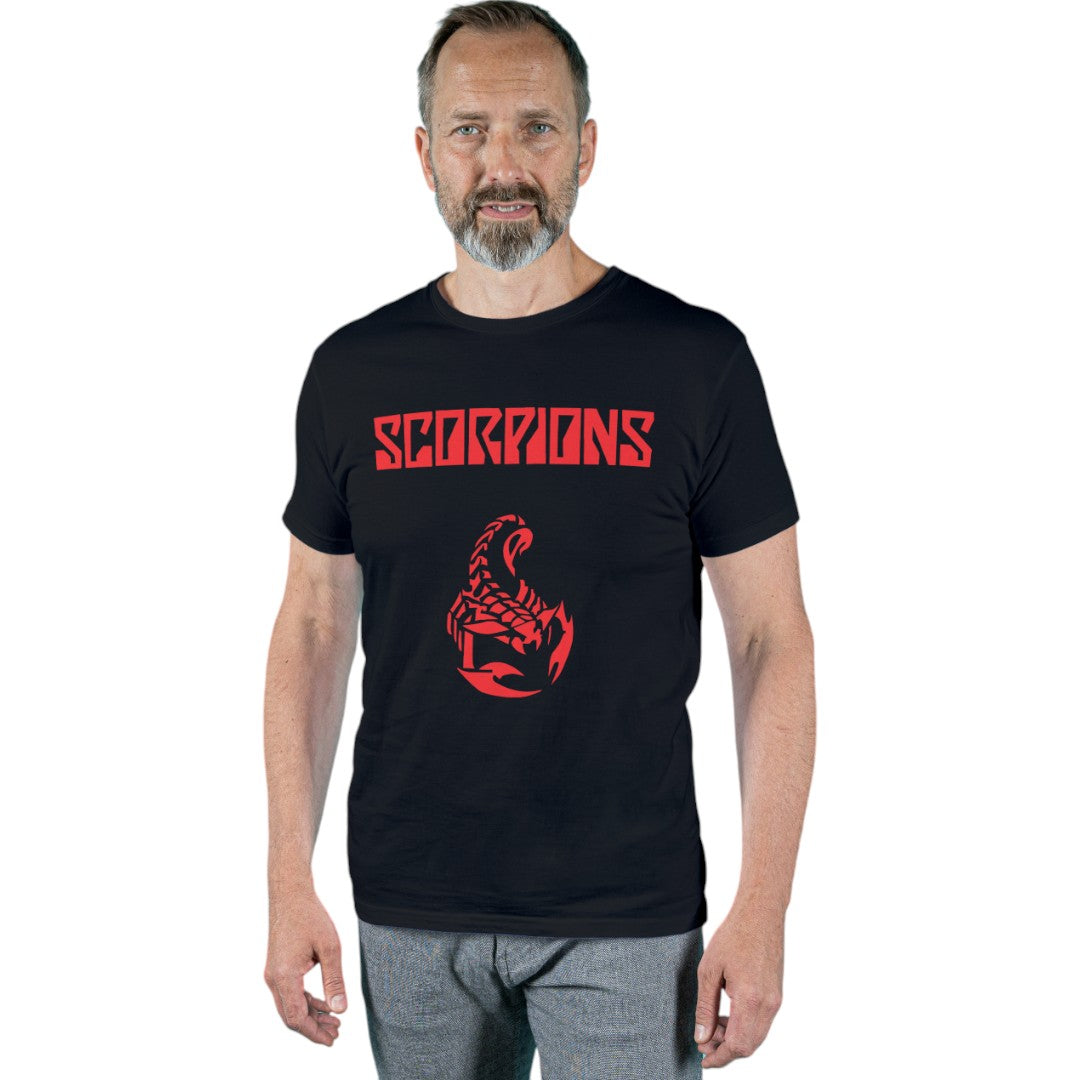 Polera UNISEX Scorpions 100% Algodón