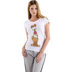 Polera MUJER Garfield y Odie 100% Algodón