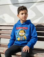 Poleron Canguro con Capucha Garfield / Serie animada 100% Algodón