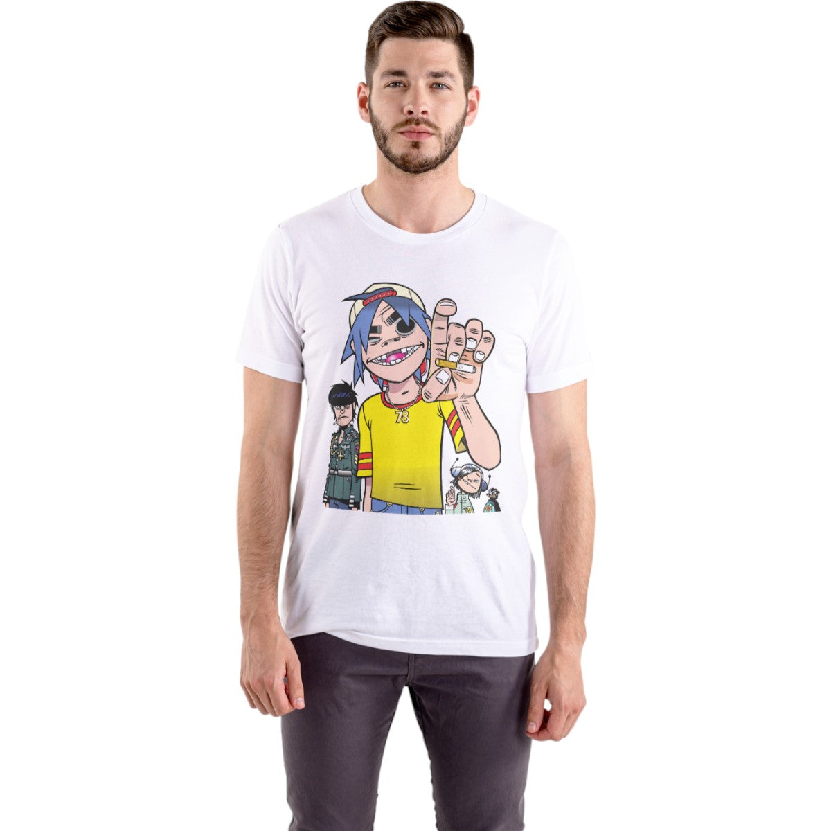 Polera UNISEX Gorillaz 100% Algodón