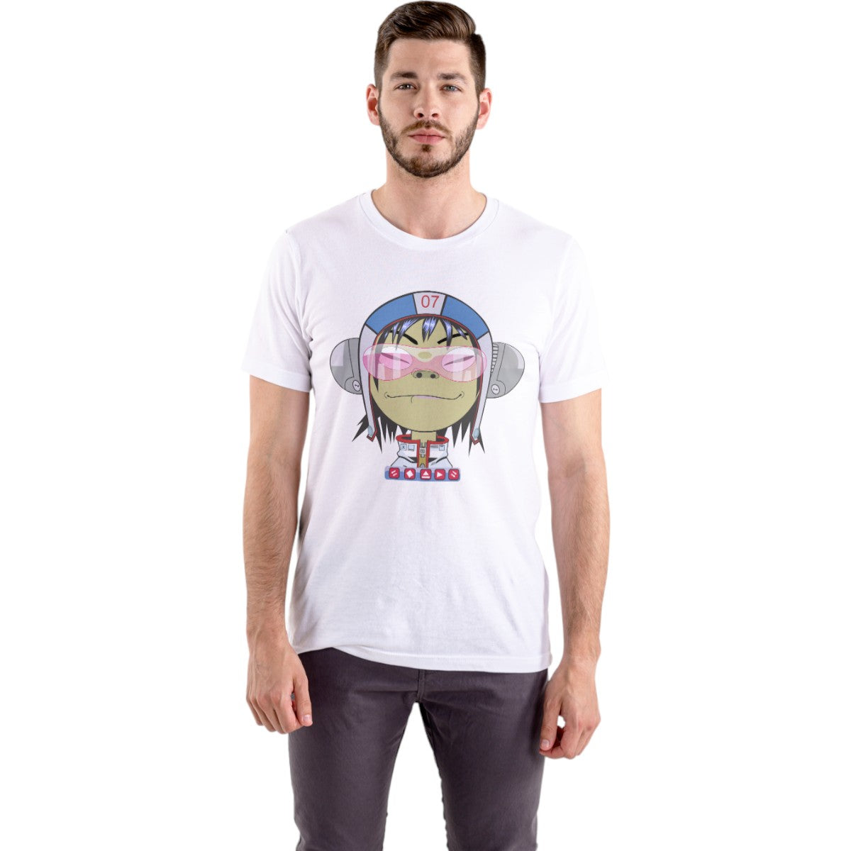 Polera UNISEX Noodle / Gorillaz 100% Algodón