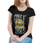 Polera Mujer Guns and Roses (100% Algodón)