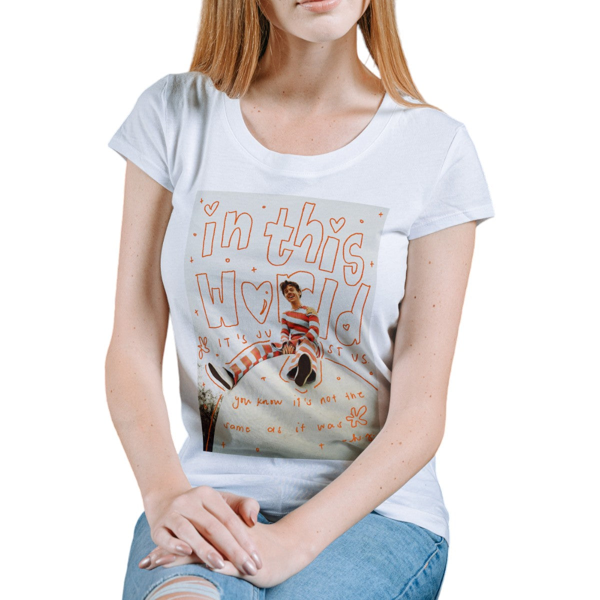 Polera MUJER Harry Styles / As it was 100% Algodón