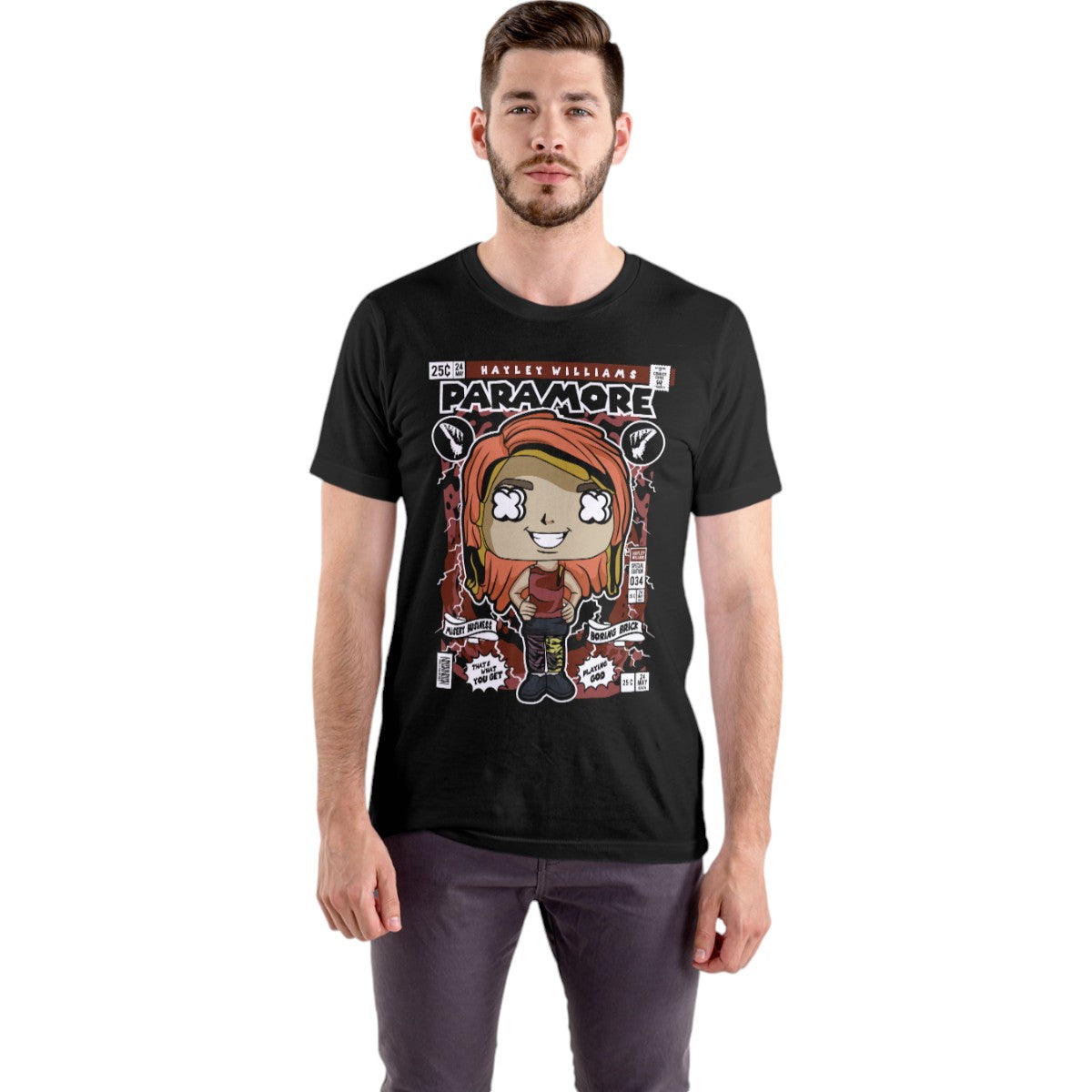 Polera UNISEX Hayley Williams / Paramore 100% Algodón