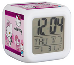 Reloj digital HELLO KITTY con luces led y despertador