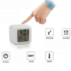 Reloj digital UNION ESPAÑOLA con luces led y despertador