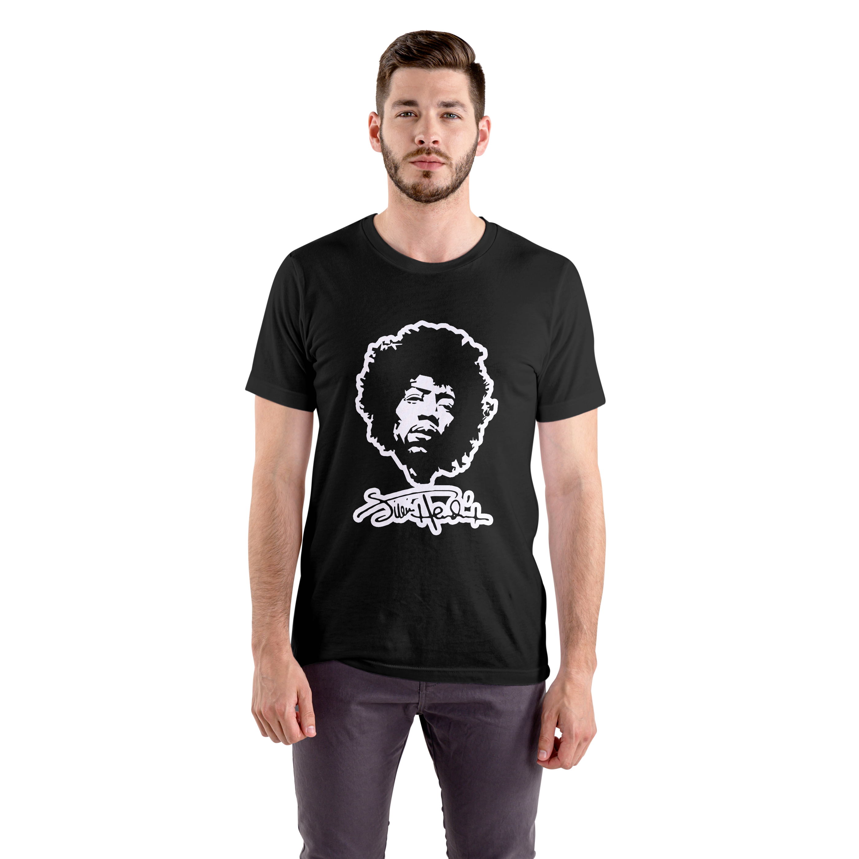 Polera UNISEX Jimi Hendrix / Firma 100% Algodón