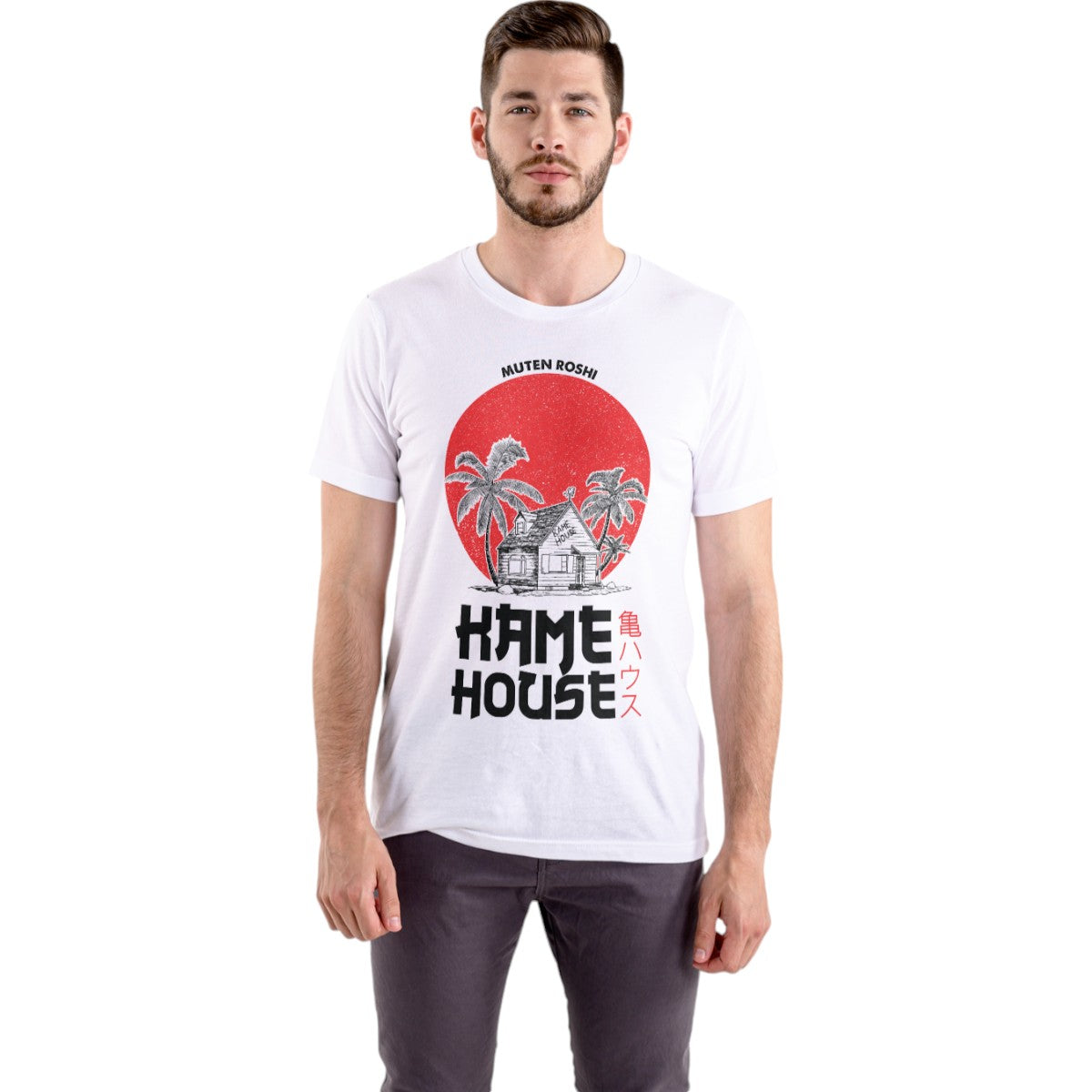 Polera UNISEX kame house Maestro Roshi / Dragon Ball Z 100% Algodón