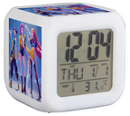 Reloj digital Guerreras K-pop Demon Hunters con luces y despertador