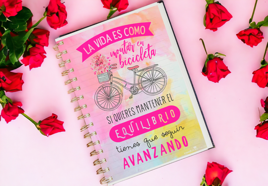 Agenda Libreta Motivacional, Planner Anual 21x15cm Sin Fecha