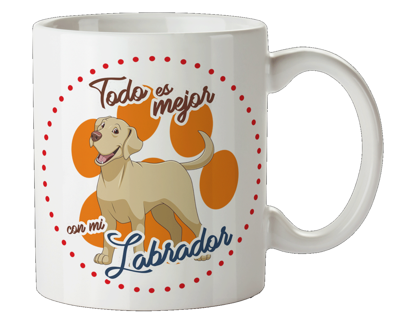 Taza Personalizada con Nombre de Mascota, GATOS Y PERROS