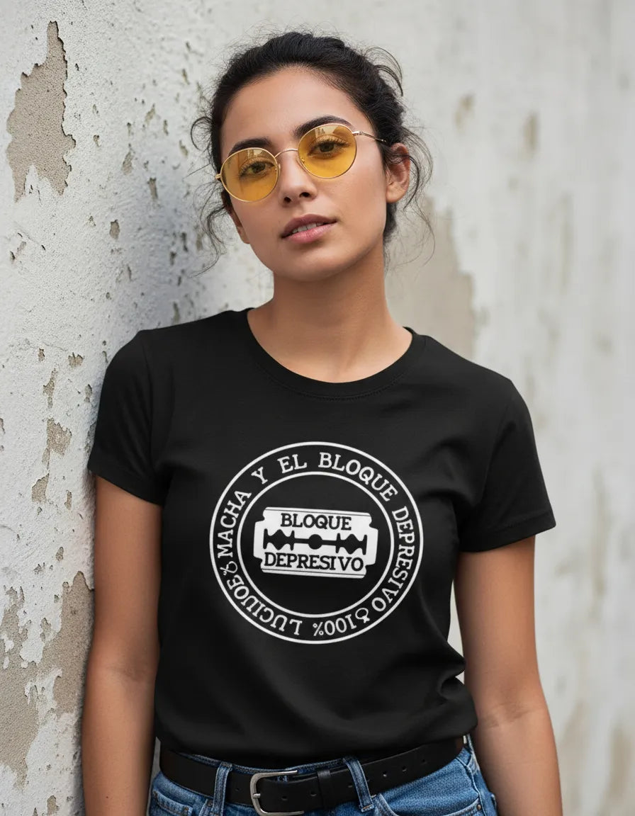 Polera MUJER Macha y el Bloque Depresivo 100% Algodón