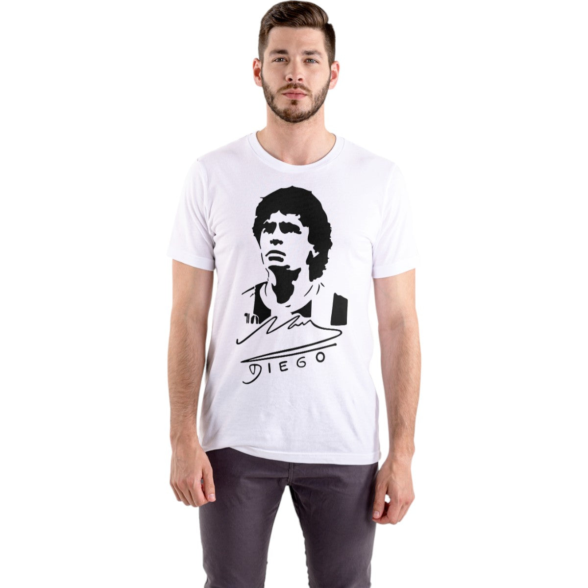 Polera Maradona - Cara (100% Algodón)