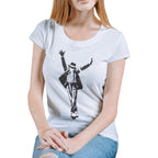 Polera MUJER Michael Jackson 100% Algodón
