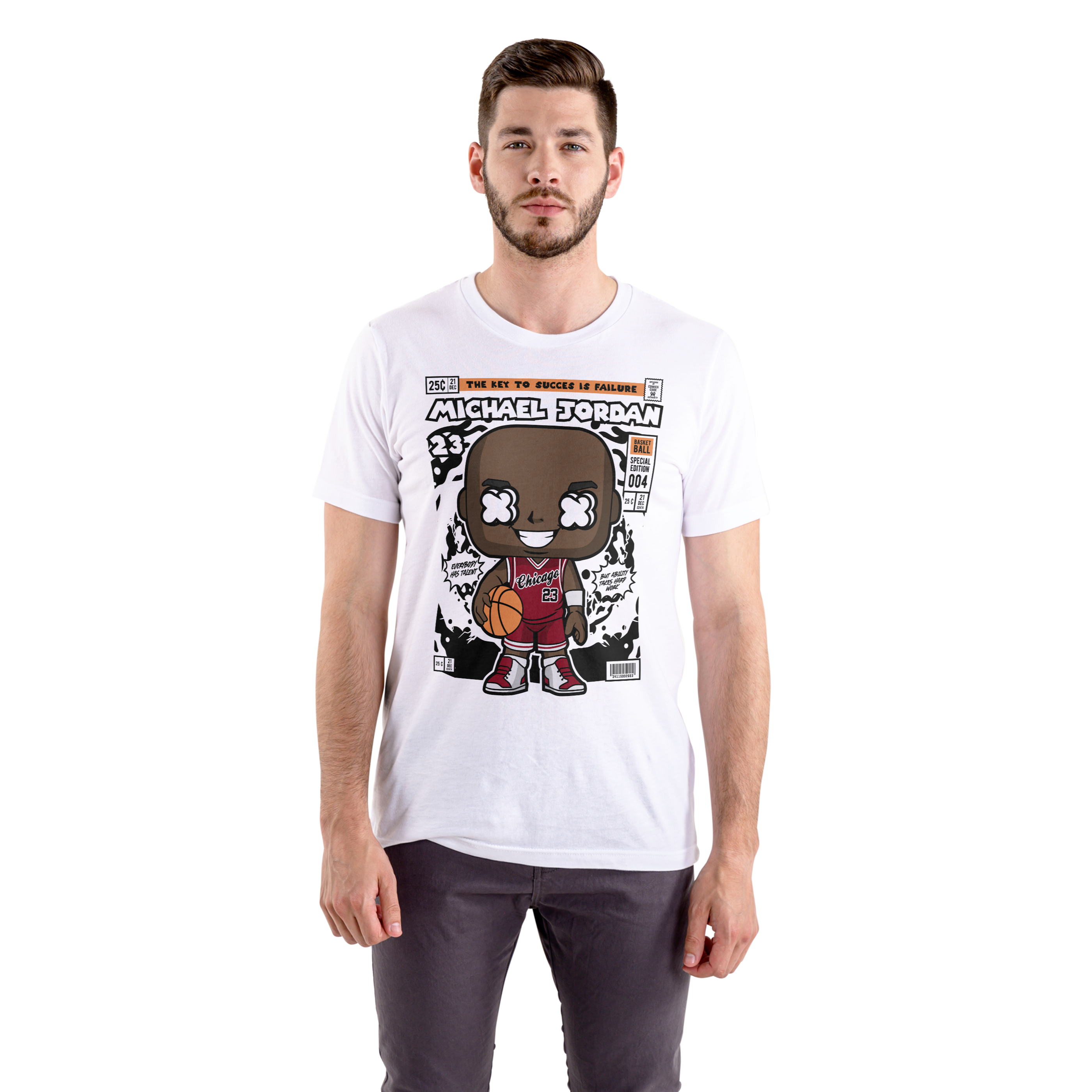 Polera UNISEX Michael Jordan / Chicago Bulls NBA 100% Algodón