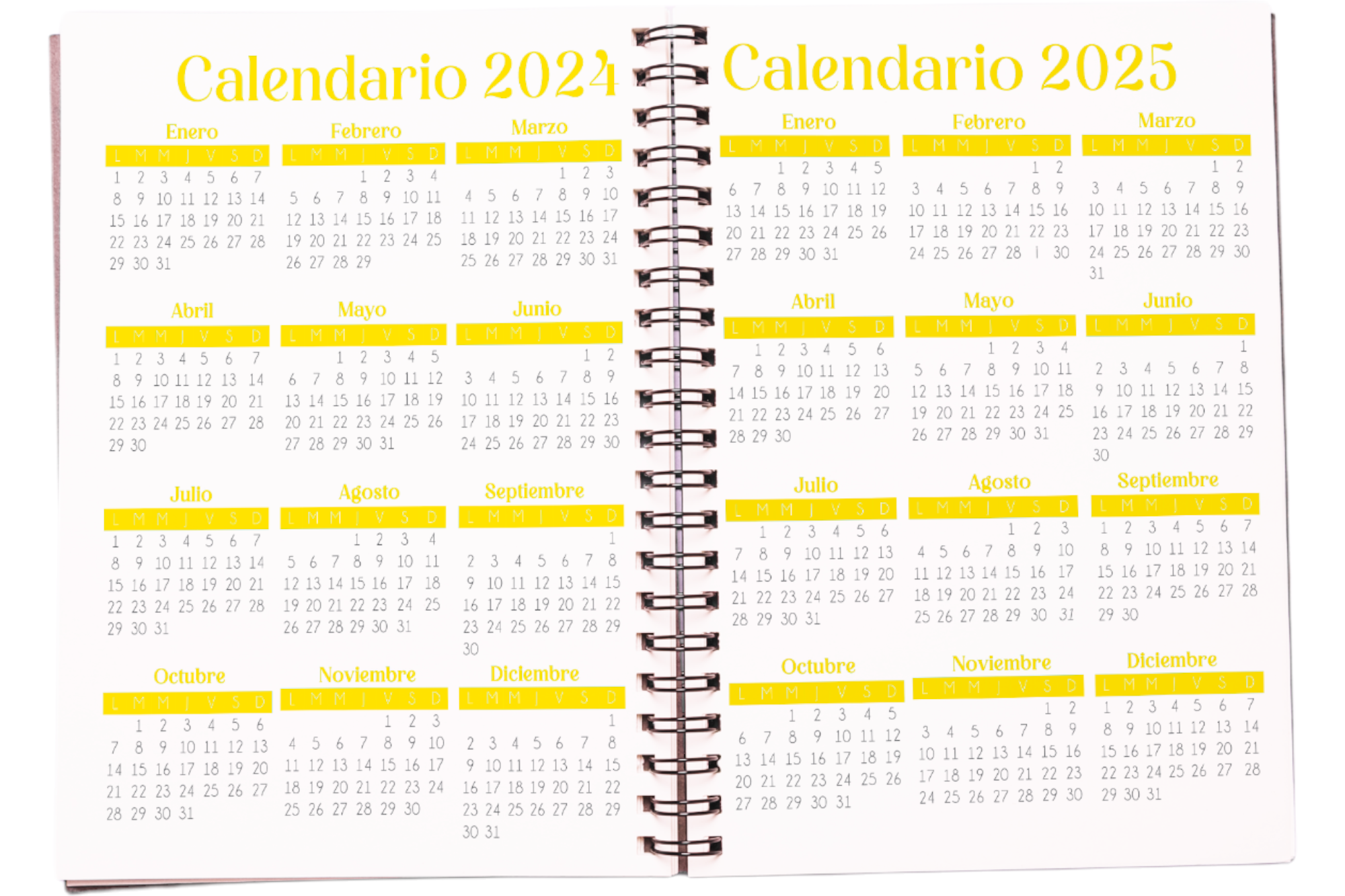Libreta Cuaderno 31 minutos Cuadriculado sin fecha 21x15cm