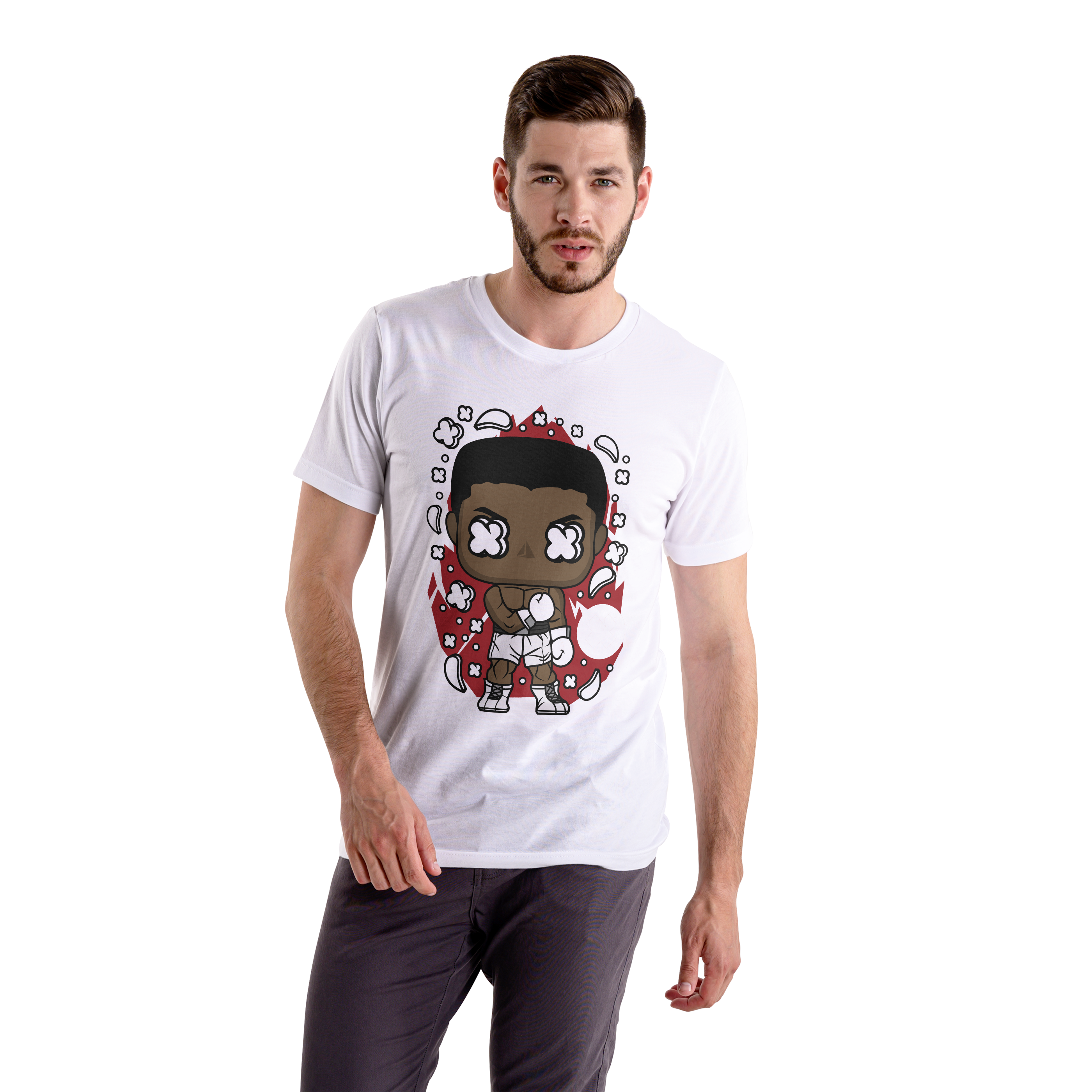 Polera UNISEX Muhammad Ali / Boxeo 100% Algodón
