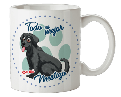 Taza Personalizada con Nombre de Mascota, GATOS Y PERROS