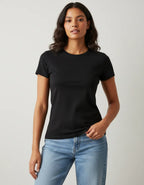 Polera De Mujer Lisa Ajustada Algodón 100% Premium Manga Corta Nacional Hq