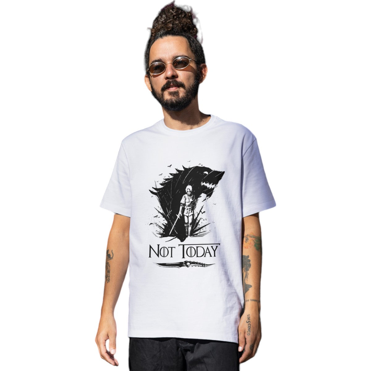 Polera UNISEX Arya Stark / Game Of Thrones Juego De Tronos 100% Algodón