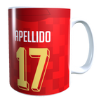 Taza Personalizado con Apellido y Numero, Diseño ÑUBLENSE