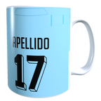 Taza Personalizado con Apellido y Numero, Diseño O´HIGGINS