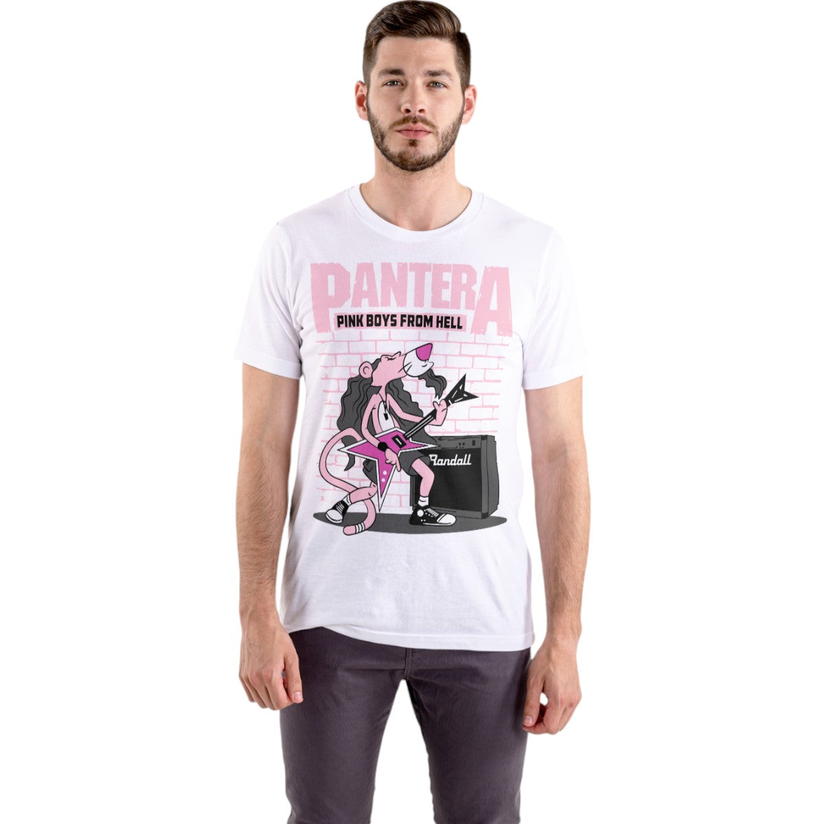Polera Pantera - Pantera Rosa (100% algodón)