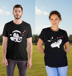 Pack 2 Polera SAN VALENTÍN Pepe Le Pew y Penélope UNISEX 100% Algodón