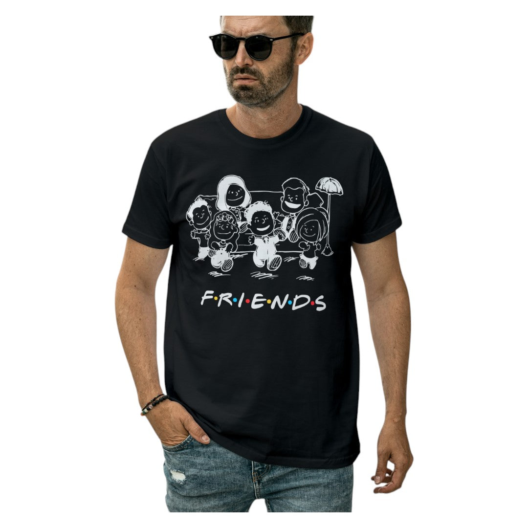 Polera Friends / Snoopy (100% Algodón)
