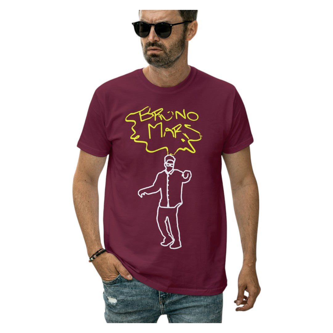 Polera UNISEX Bruno Mars 100% Algodón