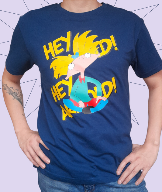 Polera Arnold - Hey Arnold / Diseño 2 (100% Algodón)