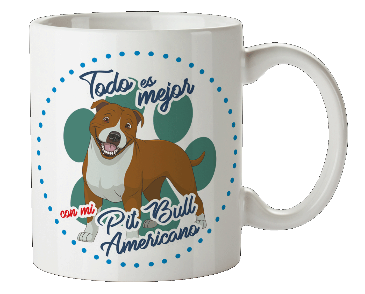 Taza Personalizada con Nombre de Mascota, GATOS Y PERROS