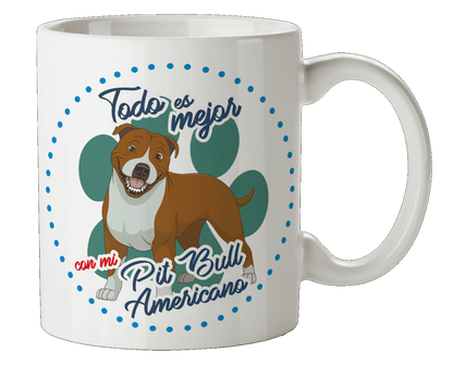 Taza Personalizada con Nombre de Mascota, GATOS Y PERROS