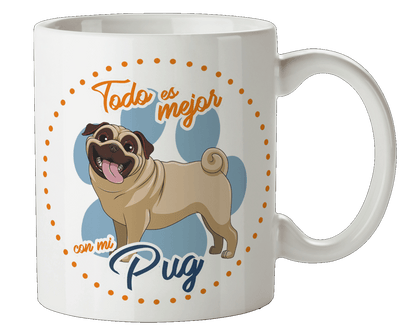 Taza Personalizada con Nombre de Mascota, GATOS Y PERROS