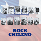 Pack de 6 Tazas de 11 Onzas - Diseños de Bandas Rock Chileno