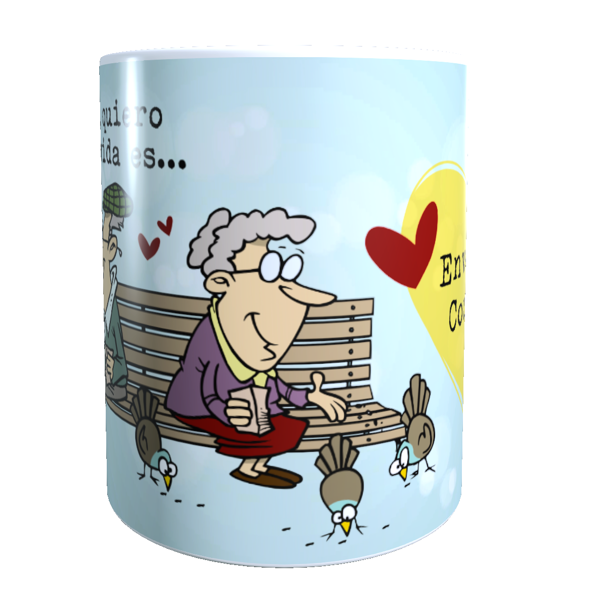 Taza Frases San Valentín / Envejecer Contigo